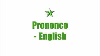Korektado de la prononc-ekzerco (en la angla) Correction of the pronunciation exercise (in English)