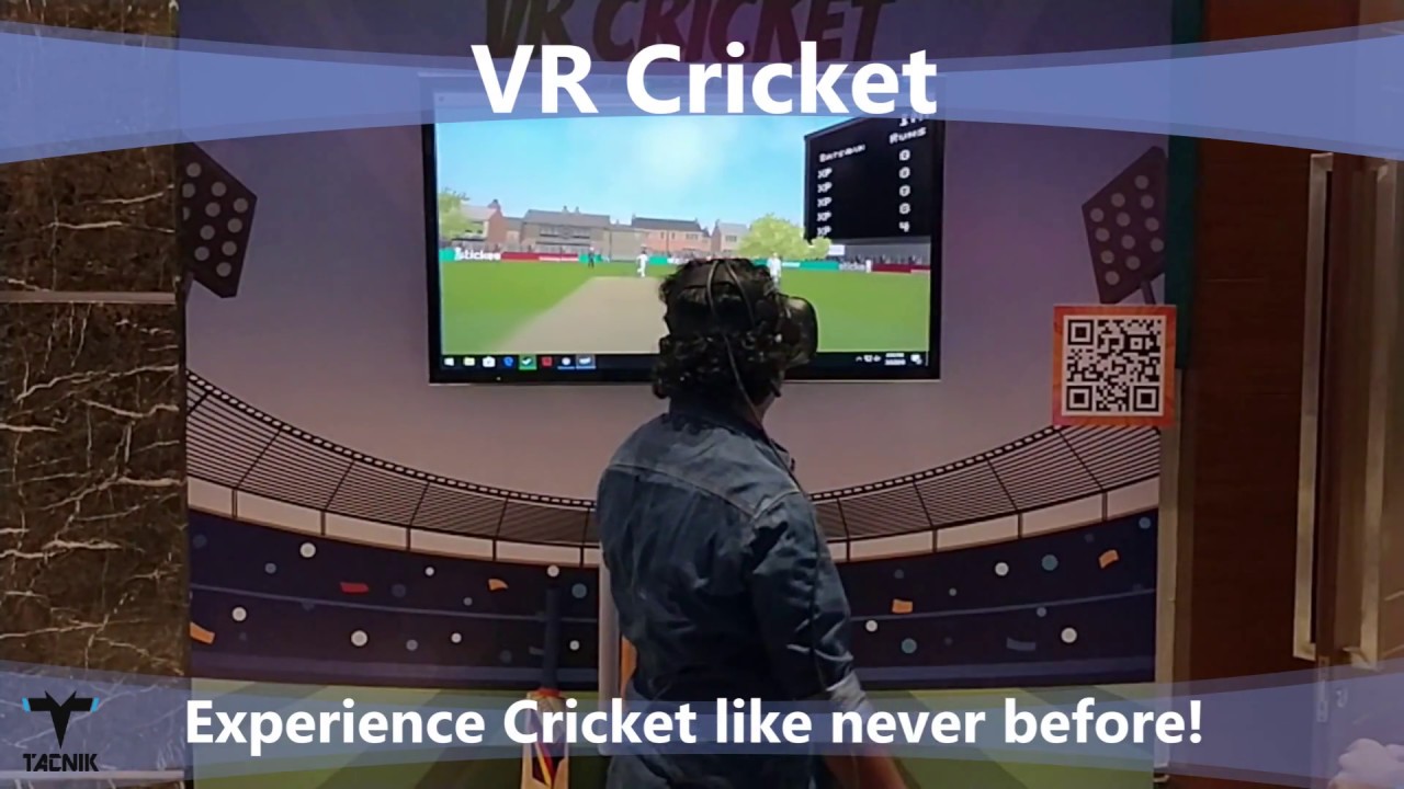 Tacnik's Virtual Reality Cricket Zone YouTube