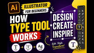 Master Type Tool in Illustrator 🔥 Beginner Friendly Tutorial