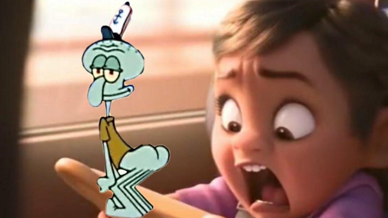 Mmm Squidward is inappropriate for this kid