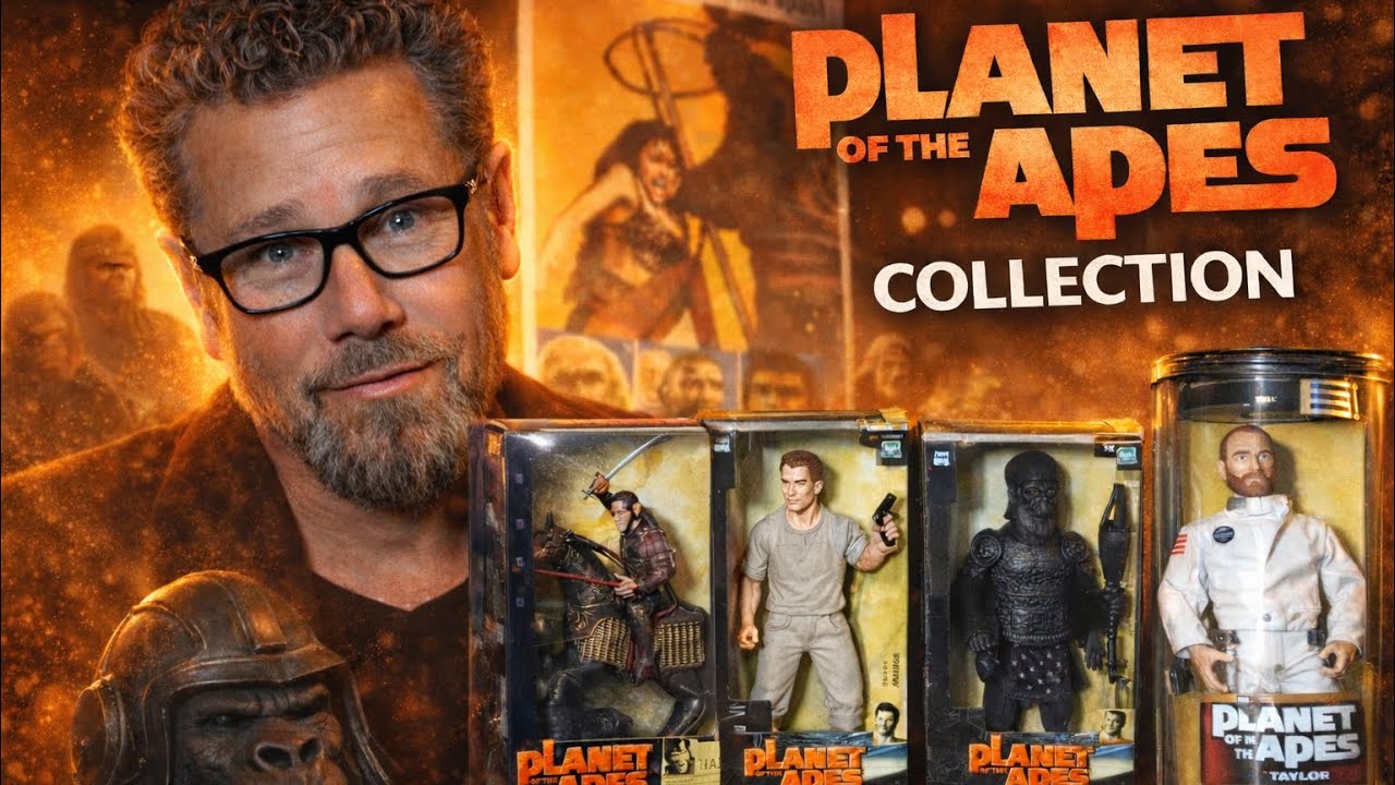 Planet of the Apes Toys and Movie Poster Collection