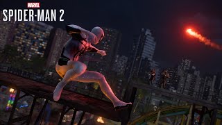 Peter Fight The Hunters At Coney Island With The Anti Venom Suit - Marvel's Spider-Man 2 (4K)