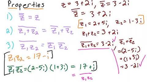 152 Complex #s 3: Conjugate and modulus