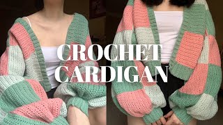 : CROCHET PATCHWORK CARDIGAN | Harry Styles cardigan inspired