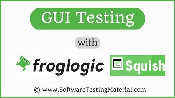 GUI Automation Tool - Froglogic’s Squish GUI Automation Tool for Windows