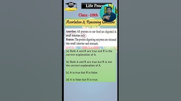 Question 4 Life Process Class 10 Assertion & reasoning  #boardexam2024  #biology