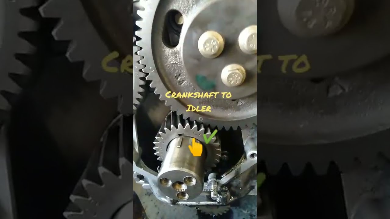 PERKINS 1006.6 TIMING GEAR SET UP Tractor application Massey