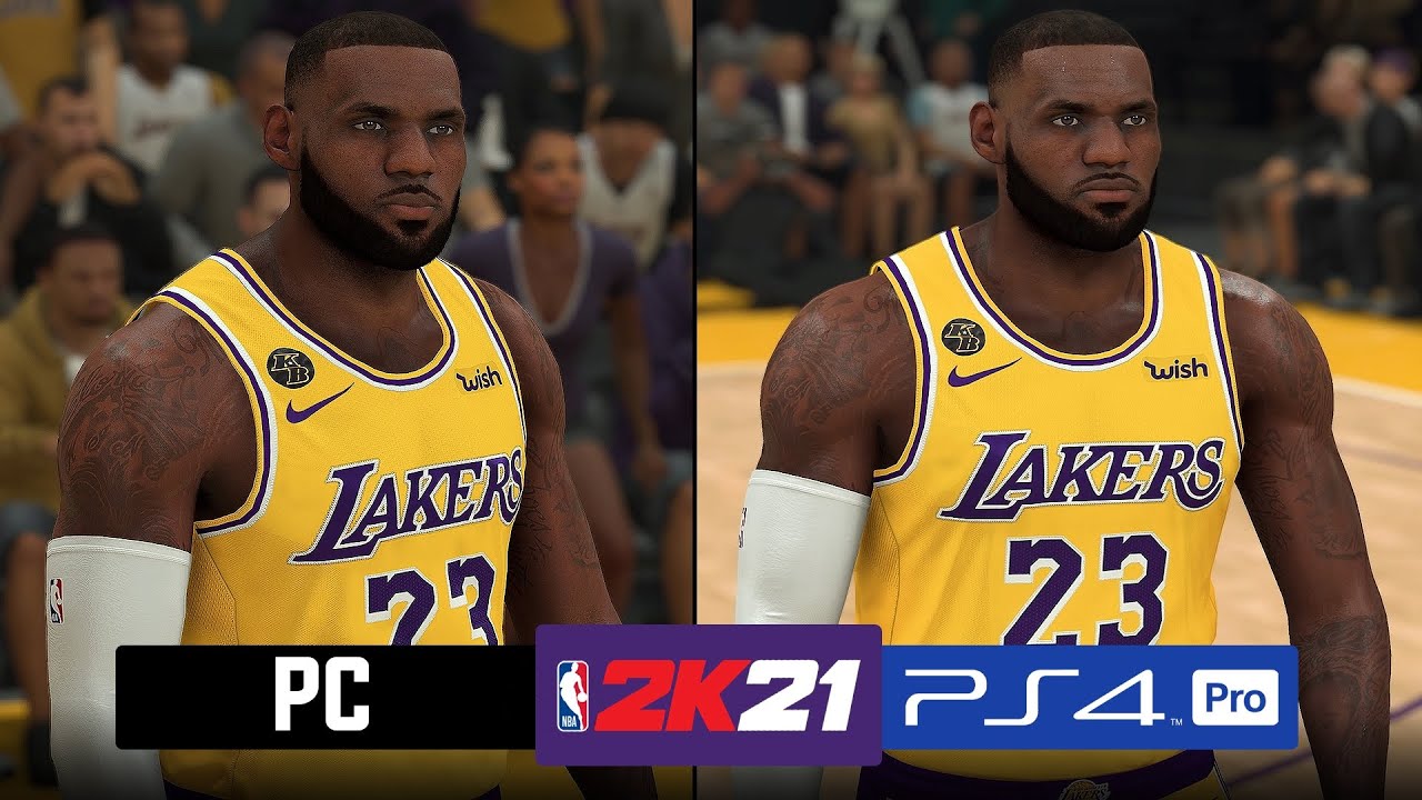 Nba 2k21 Graphics Comparison Pc Vs Ps4 Pro Youtube