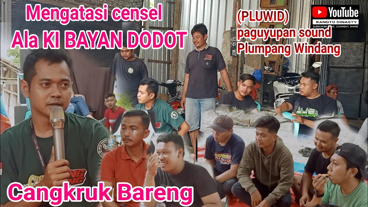MENGATASI CENSEL ALA KI BAYAN DODOT @ Cangkruk Bareng Ki Bayan Dodot di acara rutin pluwid