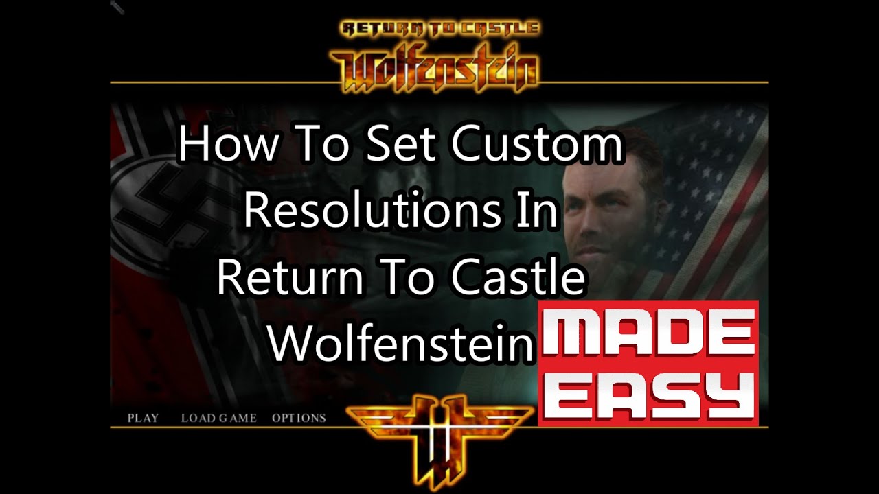 return to castle wolfenstein how to change resolution return to castle wolfenstein how to change resolution