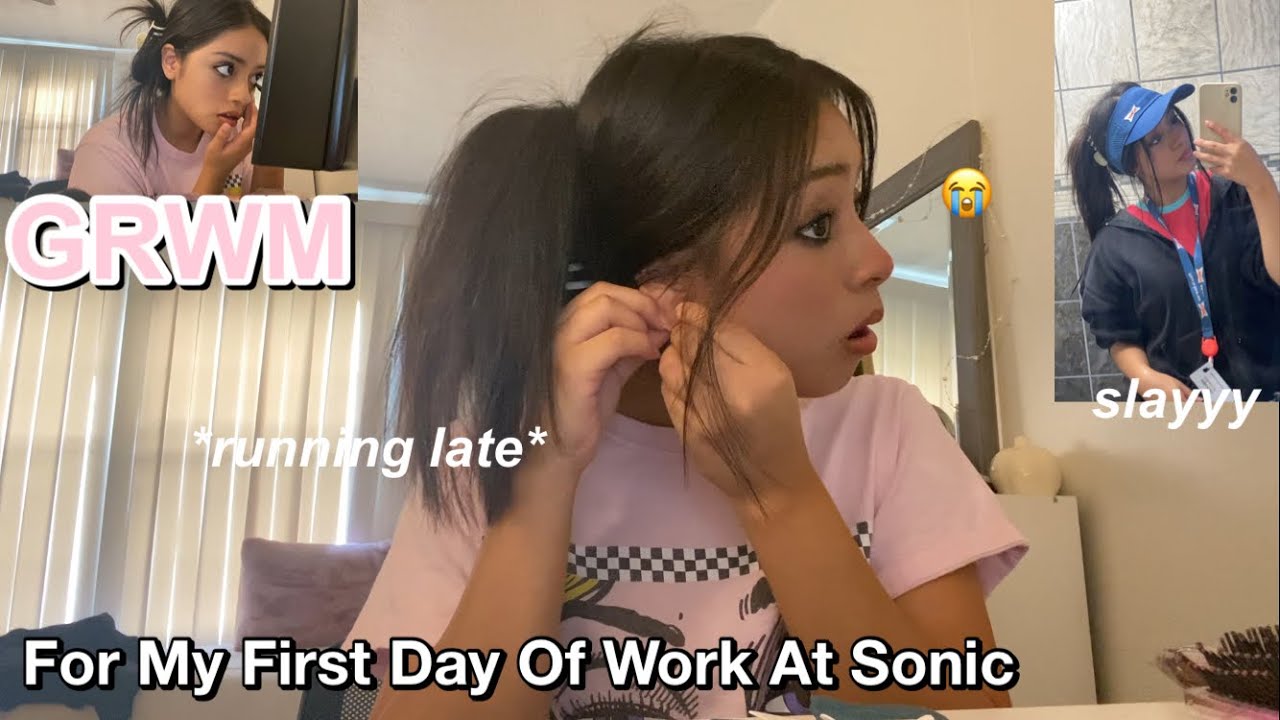 GRWM My First Day of Work At SONIC.. ft. Online Makeup Academy