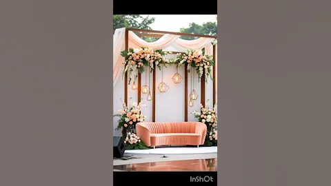 Wedding Decor ideas #party #event #wedding #decoration #viralshort#love #music#couplesetup #decor