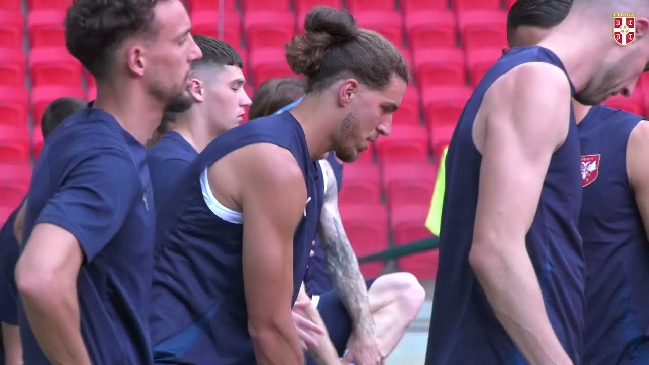 Trening reprezentacije Srbije u Tirani (6. 6. 2025)