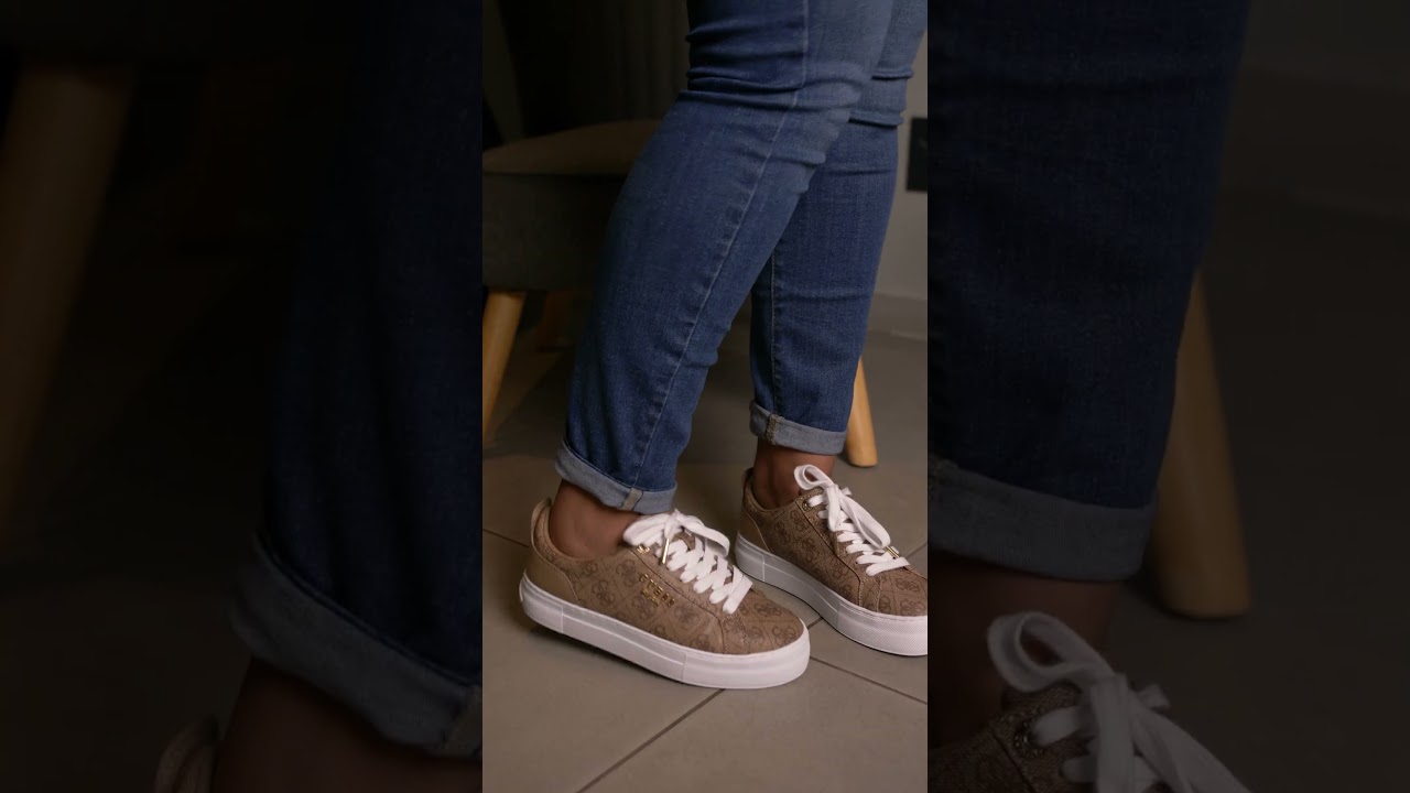 Sole Serenity: Unbox the Chic New Styles in Our GUESS Sneaker Collection.