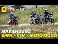 Moto Guzzi V85TT vs KTM 790 ADV vs BMW F850GS ADV: TEST maxienduro 2019! [English sub.]