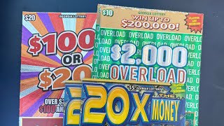 Triple Zero tickets◼️ Can we get lucky⁉️  Georgia lottery tickets 💰💰