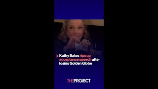 Kathy Bates Rips Up Acceptance Speech After Losing Den Globe