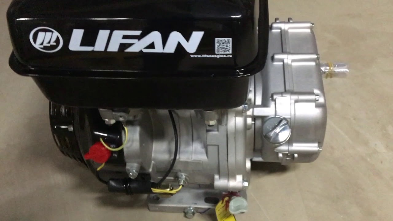Двигатель Лифан 177F-R - YouTube