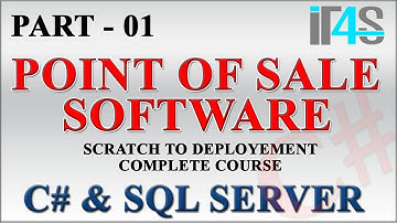 Point of Sale with C# and SQL Tutorial- How to Create POS With in Urdu/Hindi