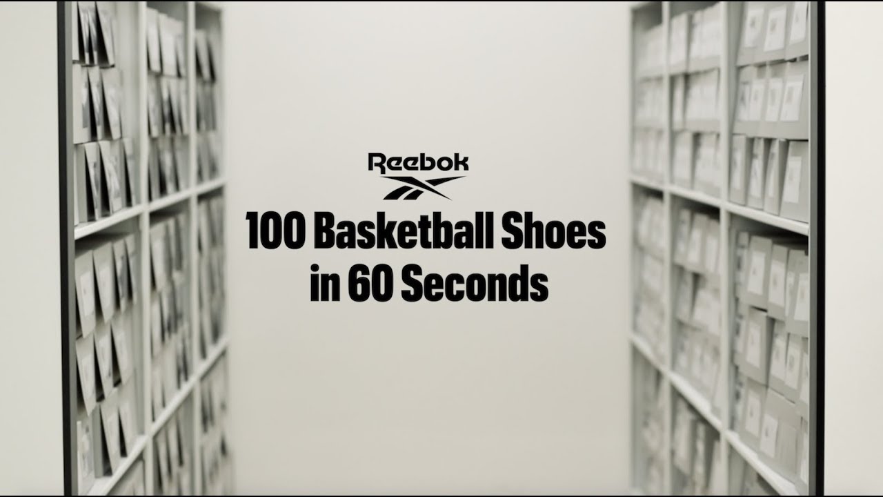 100 Reebok Basketball Shoes in 60 Seconds YouTube