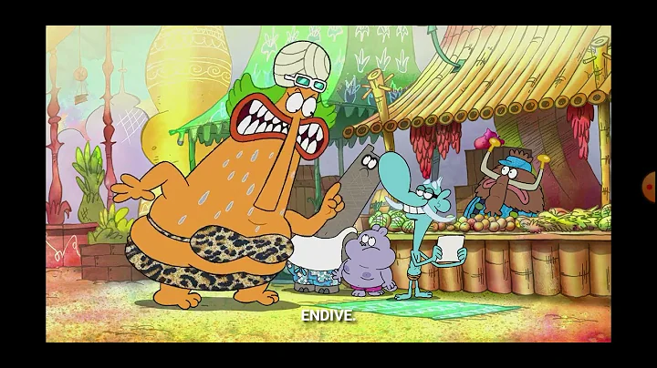 Chowder - Mung Shows Endive Picture At The Farmers Market