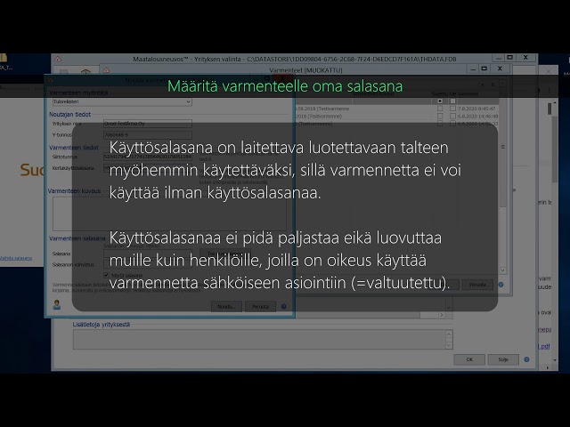 Taloushallinto - Tulorekisterivarmenteen nouto