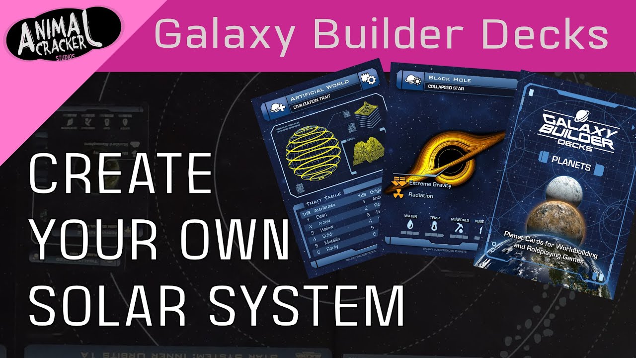Worldbuilding Tools: Galaxy Builder Decks by Journey Mountain Studios!