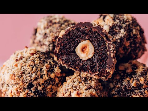 DIY Ferrero Rocher Chocolates (Vegan + GF) | Minimalist Baker Recipes