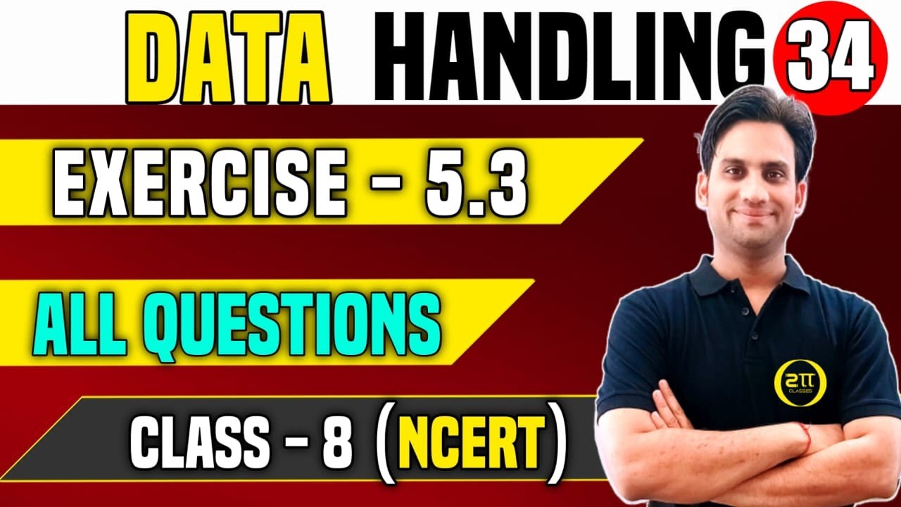 Exercise 5.3 Data Handling CBSE Class 8 Maths NCERT Chapter 5 | Class 8 ...
