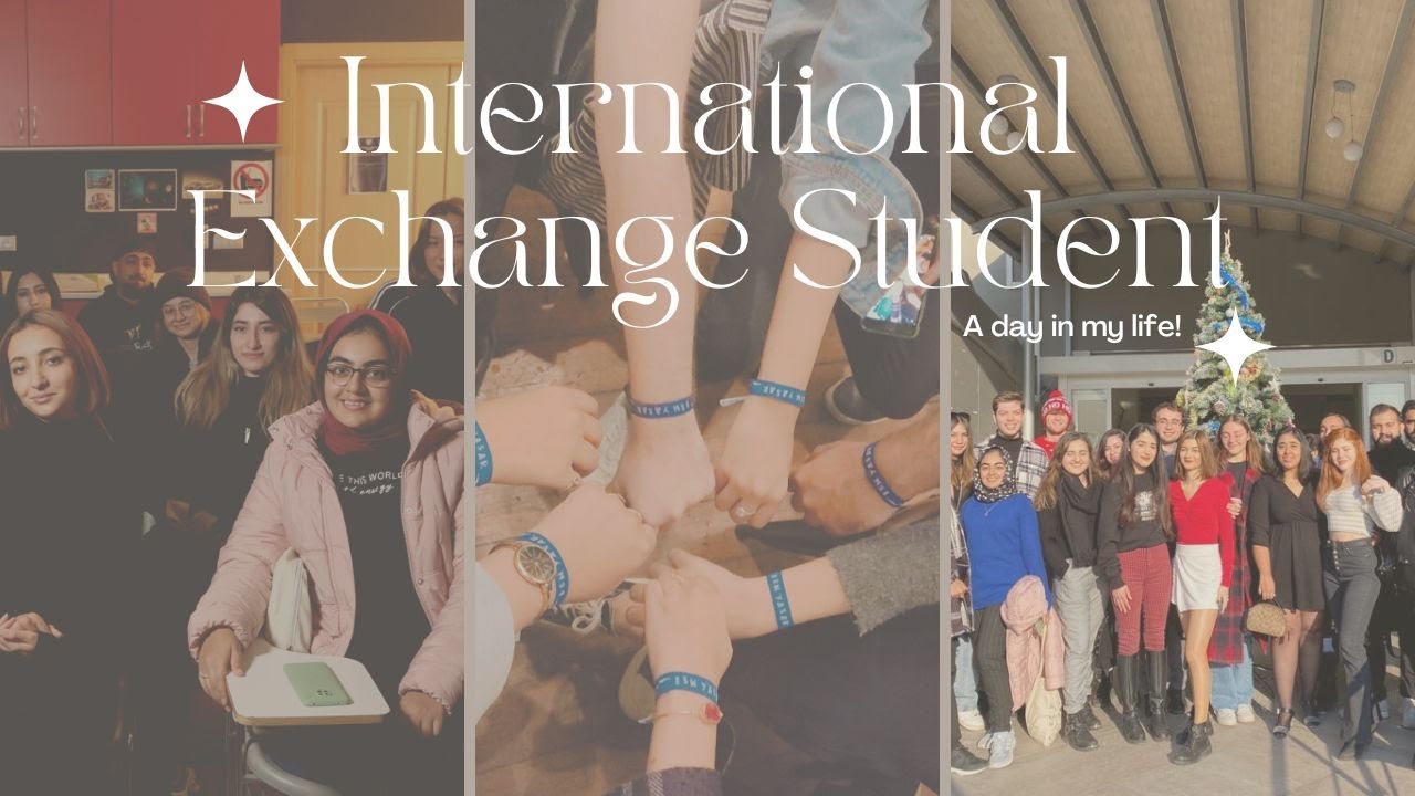 A day in my life as an International exchange student living & studying ...