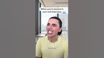 Is this too honest? 🤭 What would you say in your exit interview? 🧐