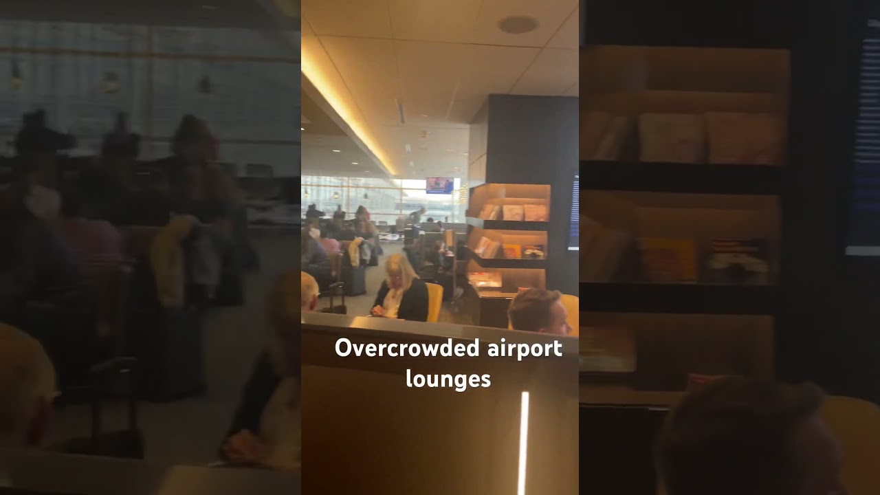 Are overcrowded airport lounges becoming a problem for clinical research travelers? 