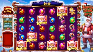 Santa’s Great Gifts - 6 Scatters 20 Free Spins and Respin - Big Bonus Buy Casino Slot Online Game screenshot 3