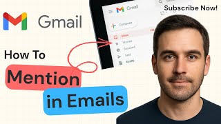 How to Mention or Tag Someone in Gmail Emails | Google Chat 2025