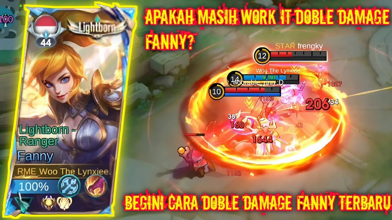 CARA DOBLE DAMAGE FANNY UPDATE TERBARU | FAST FARMING FANNY NEW PATCH | EMBLEM DAN BUILD FANNY 2025