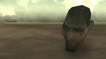 nParticle effect in Maya