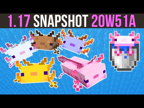 Minecraft 1.17 Snapshot 20w51a The Axolotl Has Arrived!