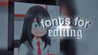 fonts for editing screenshot 5