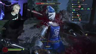 xQc Goes On A MURDERING SPREE with Poke | CHIVALRY 2
