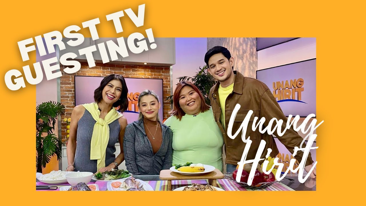 FIRST VLOG | FIRST TV GUESTING AT UNANG HIRIT