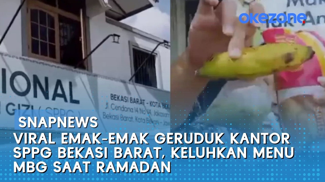 Viral Emak-emak Geruduk Kantor SPPG Bekasi Barat, Keluhkan Menu MBG saat Ramadan | Snapnews