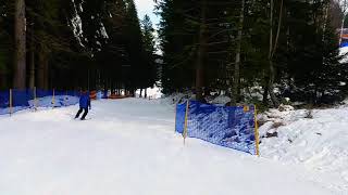 Skiing in Karpacz, Poland