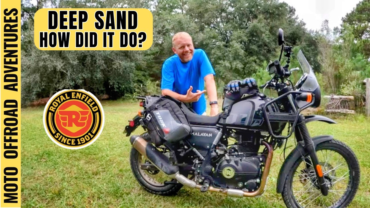 Riding in Deep Sand Like a Pro: Royal Enfield Himalayan Adventures | Moto Offroad Adventures