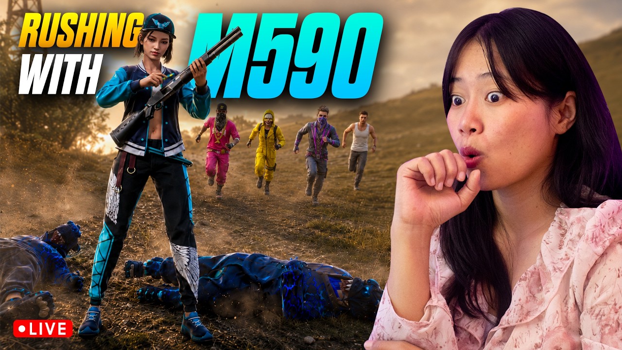 🔴 Free Fire LIVE with Sooneeta | Rank Push & Intense Gameplay ❤️ #freefire #live #sooneeta