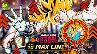 BRUTALIDAD OFENSIVA!!!!!! EARLY EXCLUSIVE EZA GOKU & VEGETA SSJ LR 220% SHOWCASE | DOKKAN BATTLE