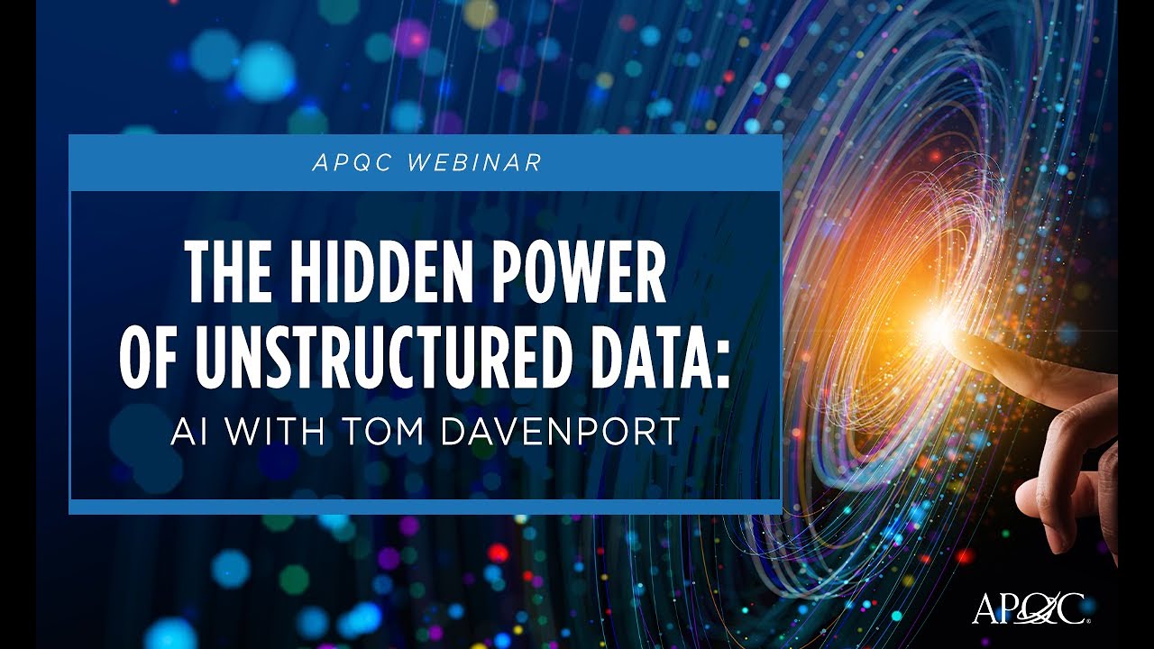 The Hidden Power of Unstructured Data: AI with Tom Davenport - YouTube