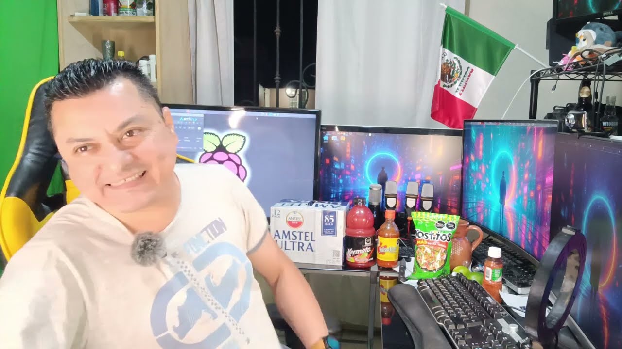 me amanesco bebiendo cerveza amstel ultra bien fria con kermato y tostitos salsa limon tajin diverti