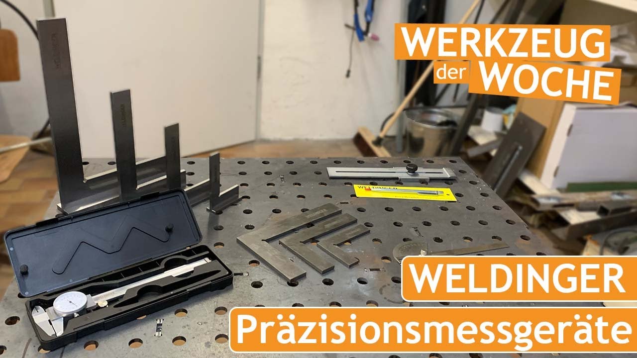WELDINGER Präzisionsmessgeräte | Messschieber, Schlosserwinkel, Streichmaß | Werkzeug der Woche