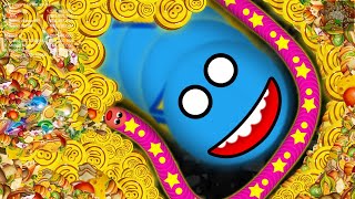 Worms Zone © 4.8M Pink Star Is The Best Master Troll Top 1 Slither Snake io Online Games 2020 screenshot 1