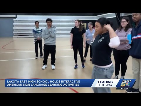 Lakota East and St. Rita's students unite for Olympic-inspired ASL games